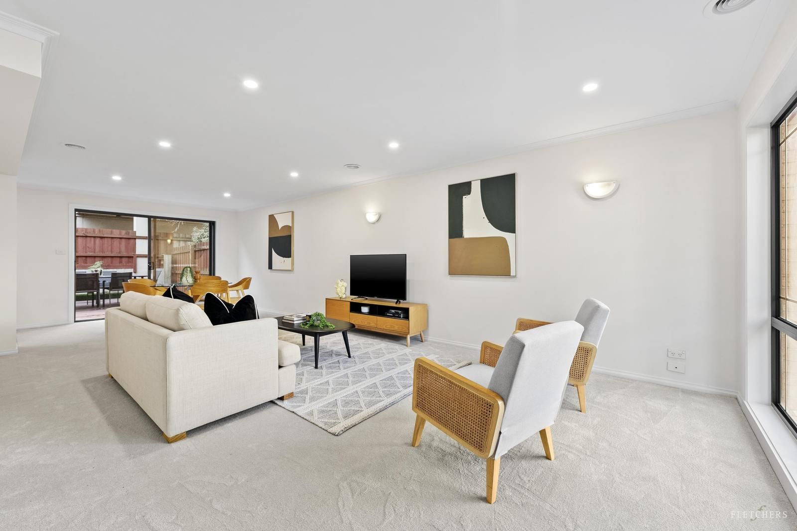 Living room Staging